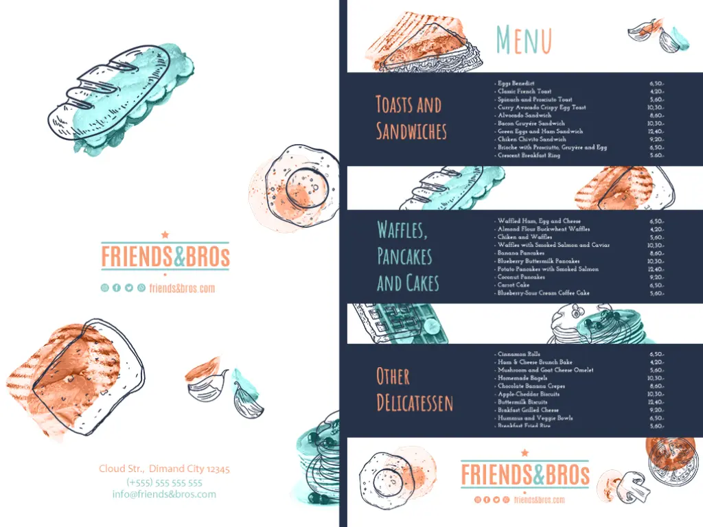 Menu Card Design